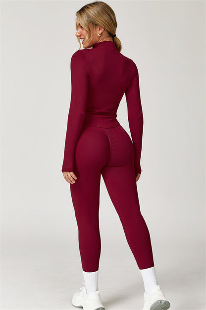 The Delight Jacket Sports Bra Leggings 3-Piece Set