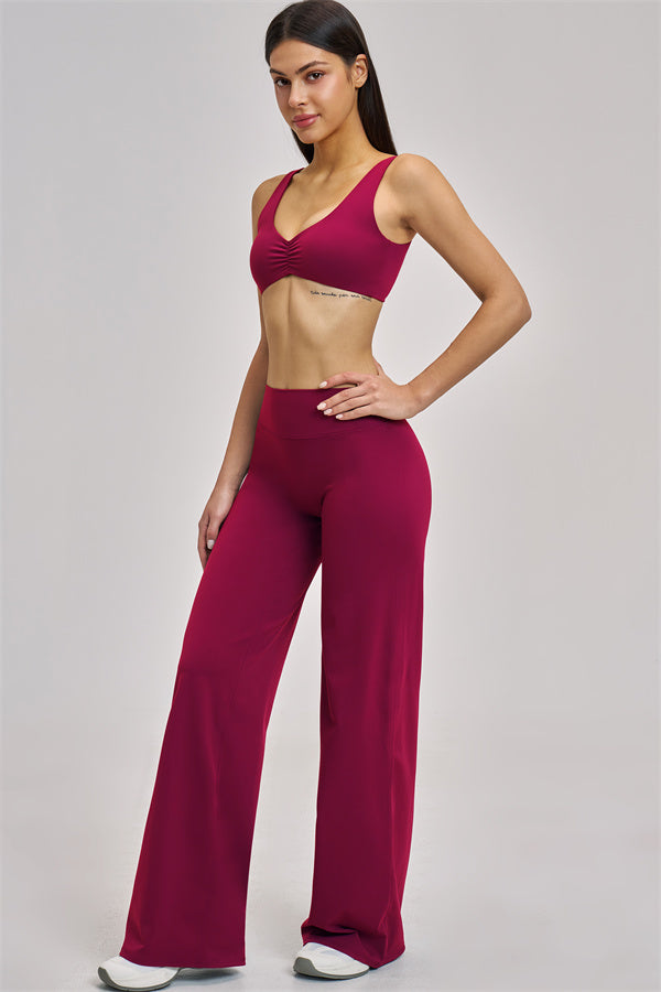 The Swoon Sports Bra Flared Leggings 2-Piece Set