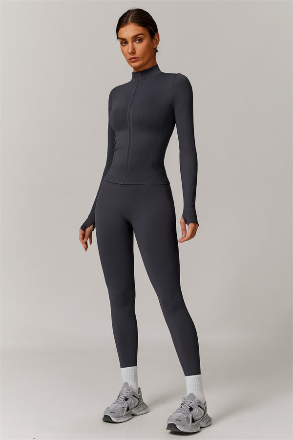 The Nova Luxe Jacket Sports Bra Leggings 3-Piece Set
