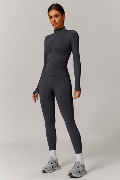The Nova Luxe Jacket Sports Bra Leggings 3-Piece Set