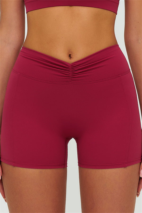 The Lushness Y-Back Sports Bra Shorts 2-Piece Set