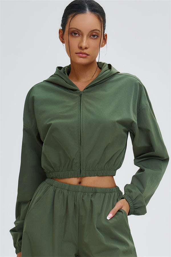 The Svelte UV protection Crop Hoodie