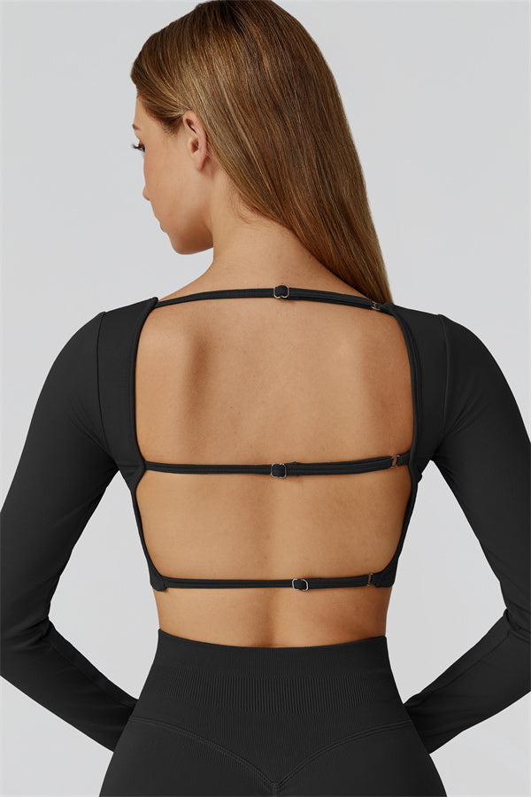 The Reign Long Sleeve Crop Top Leggings 2-Piece Set