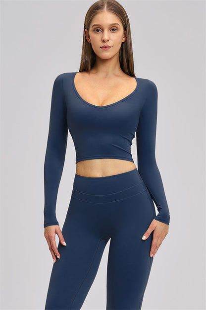 The Stride Long Sleeve T-shirt Flared Leggings 2-Piece Set