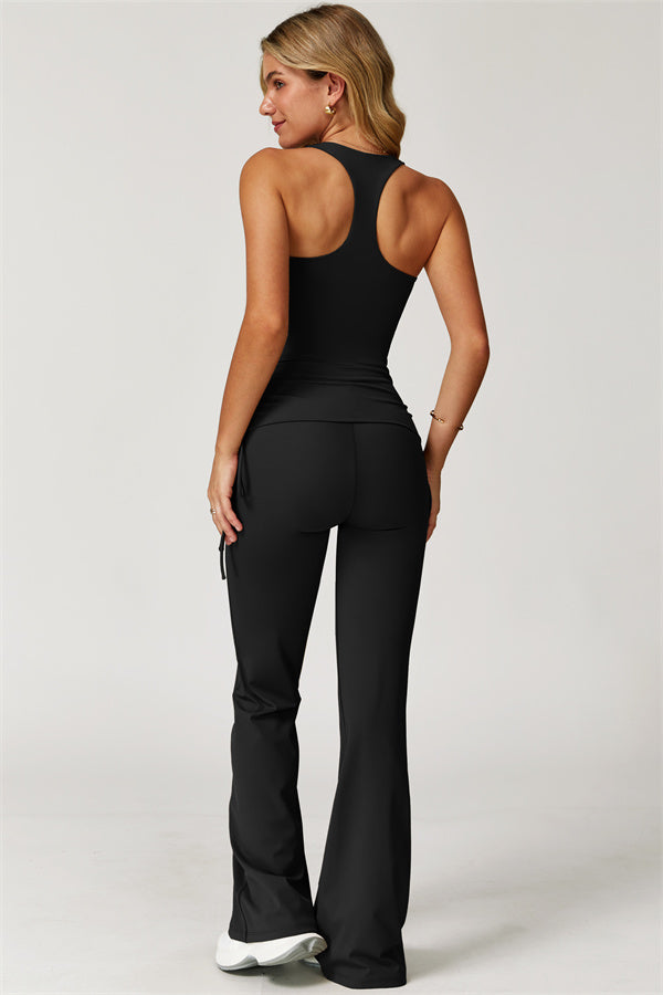 The Echo Tank Top Flared Leggings 2-Piece Set