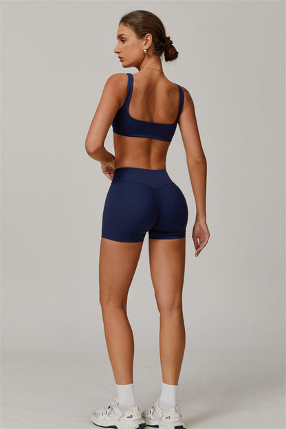 The Halo Sports Bra Shorts 2-Piece Set