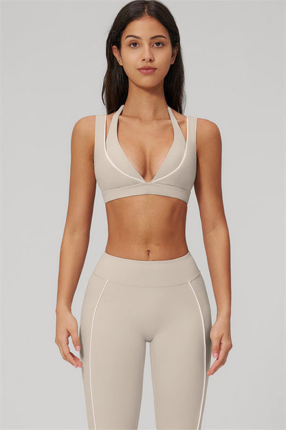 The Clarity Contour Line Sports Bra Leggings 2-Piece Set
