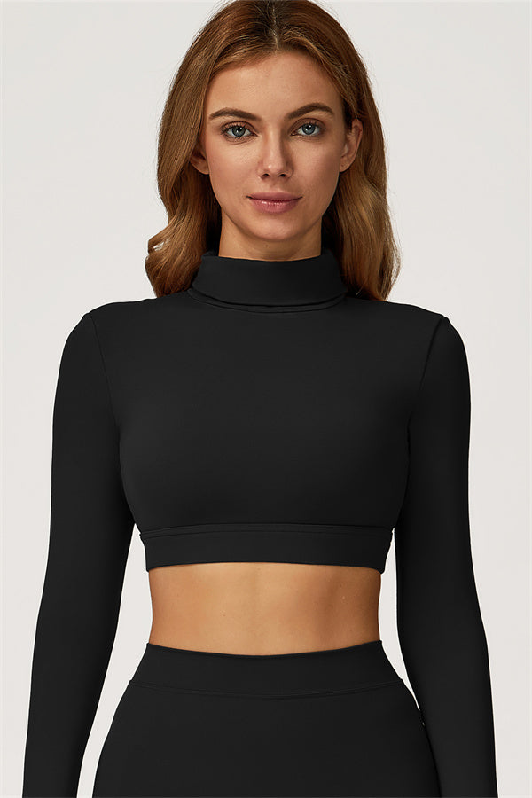 The Axis Crop Top Flared Leggings 2-Piece Set