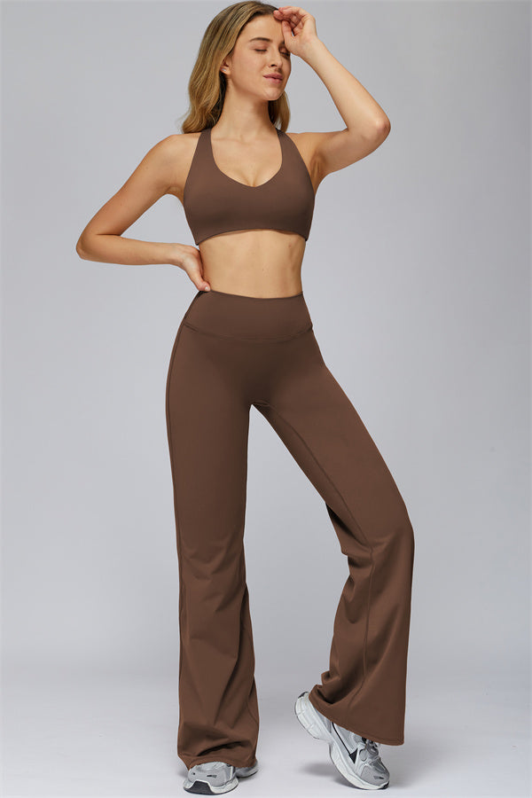 The FlexCore Sports Bra Flared Leggings 2-Piece Set