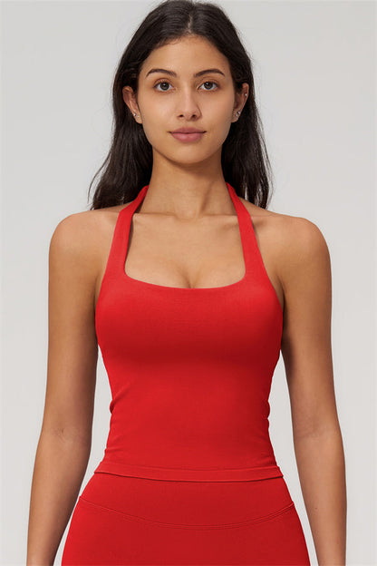 The Empower Halter Crop Top Leggings 2-Piece Set