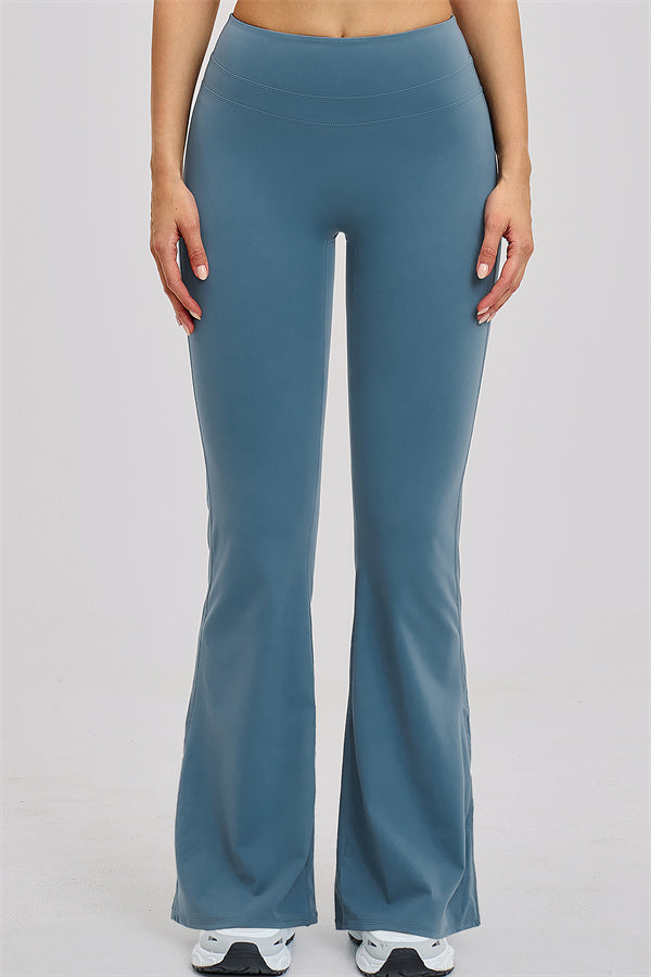 The Stride Crop Top Flared Leggings 2-Piece Set