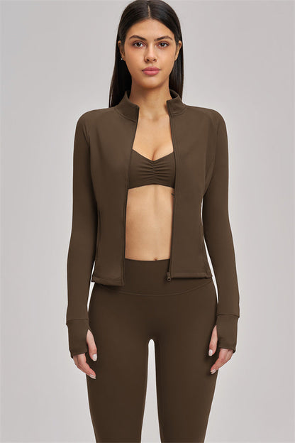 The Swoon Jacket Sports Bra Leggings 3-Piece Set