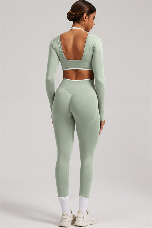 The Elevate New Long Sleeve Crop top