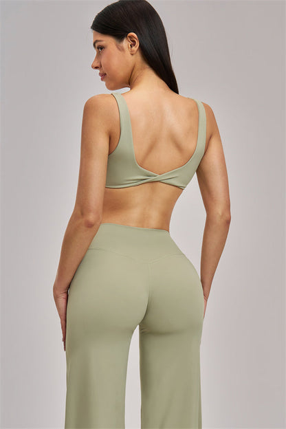 The Swoon Sports Bra Flared Leggings 2-Piece Set