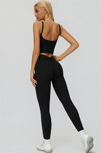 The Fyra Crop Tank Leggings 2-Piece Set