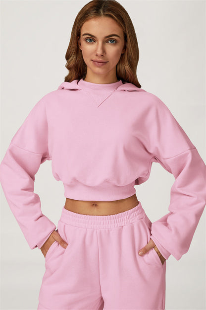 The Axis Crop Hoodie
