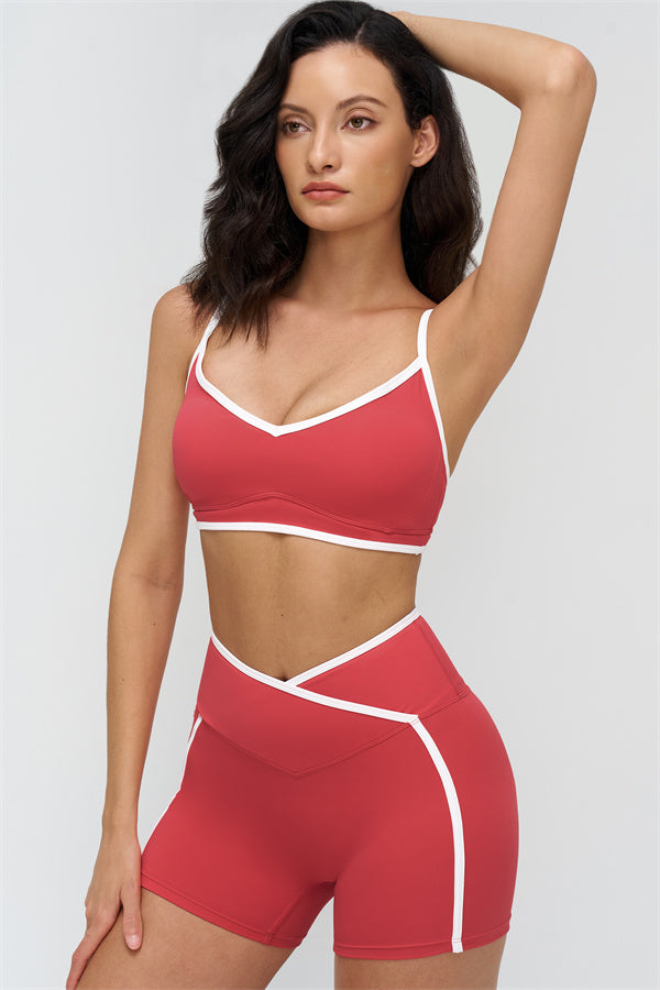 The Crave Contrast Sports Bra