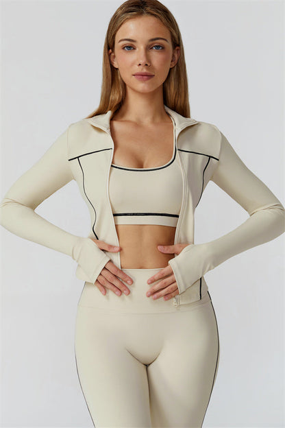 The Venus Zip Top Leggings 2-Piece Set
