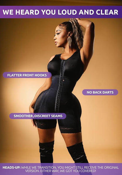 Snatched Body - Women's Stage 2 Faja Colombians with Bra Shapewear - BBL Post Surgery Garment - Reductoras Moldeadoras