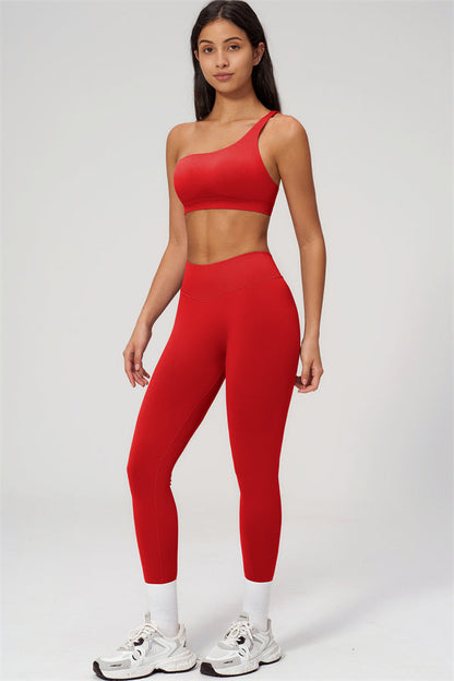 The Empower One-Shoulder Sports Bra Leggings 2-Piece Set