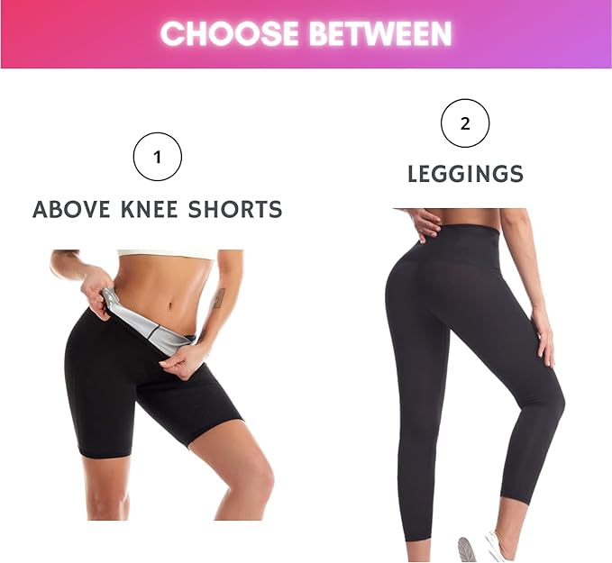 Nano Hertz Sauna Sweat Shapewear Shorts Leggings Pants Workout Weight Loss Lower Body Shaper Sweatsuit Exercise Fitness Women