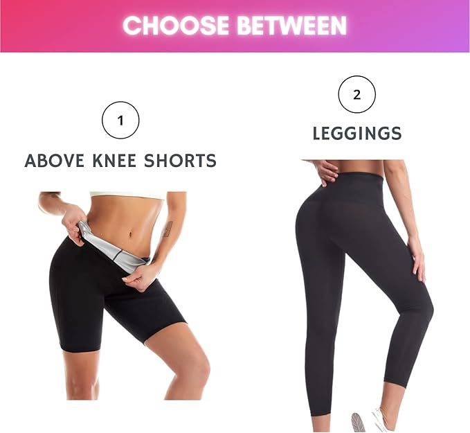 Nano Hertz Sauna Sweat Shapewear Shorts Leggings Pants Workout Weight Loss Lower Body Shaper Sweatsuit Exercise Fitness Women