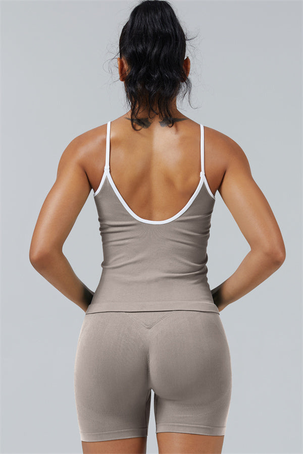The Elevate New Crop Top Shorts 2-Piece Set