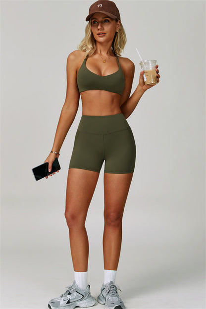 The Bold Cross Back Sports Bra