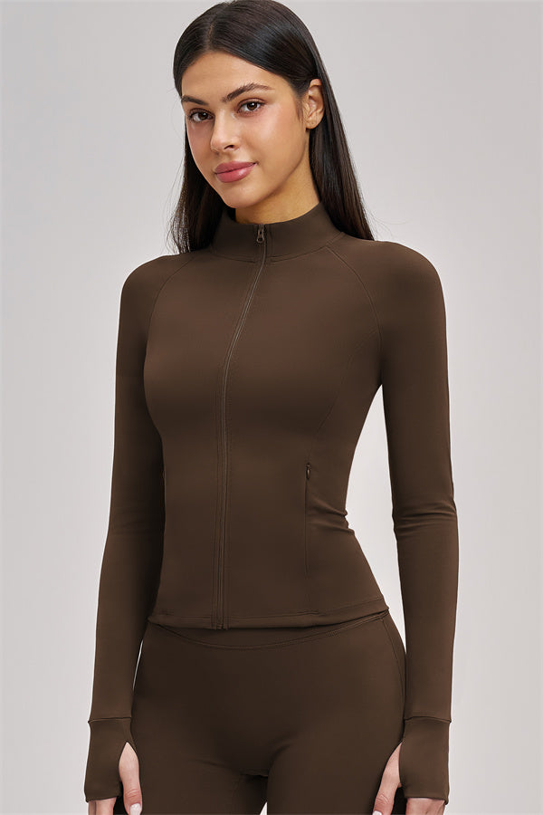 The Swoon Jacket Sports Bra Shorts 3-Piece Set