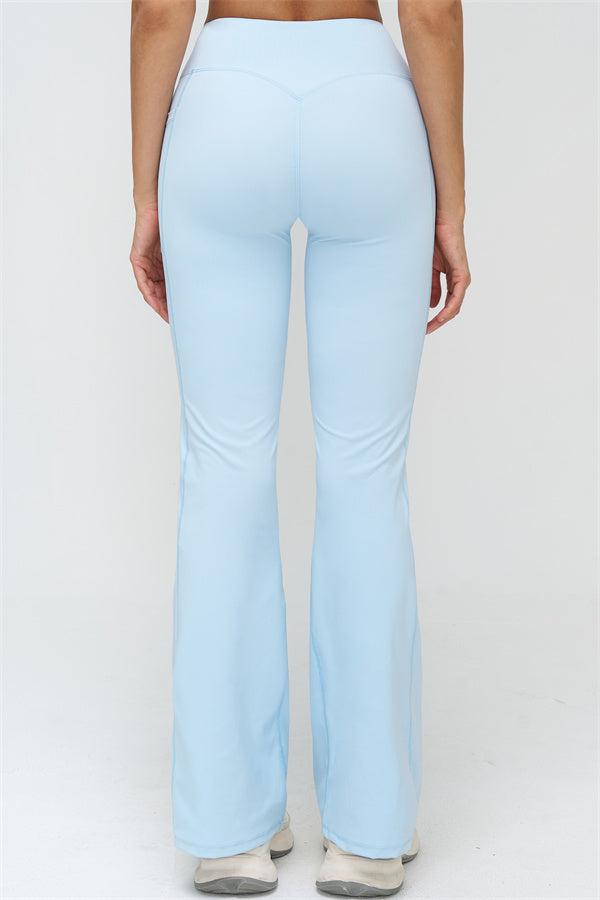 The BoldFit Crop Top Flared Leggings 2-Piece Set