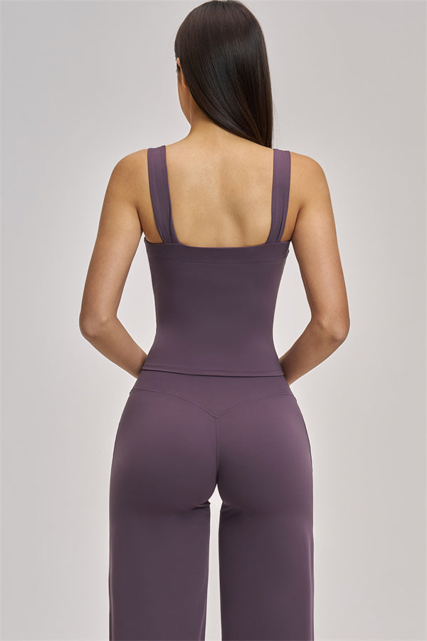 The Swoon Tank Top Flared Leggings 2-Piece Set