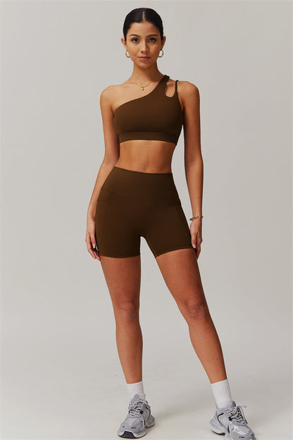 The Blissful Rose Sports Bra Shorts 2-Piece Set