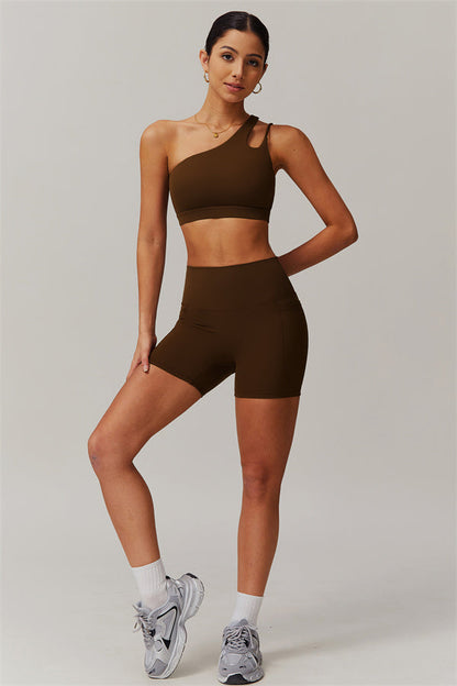 The Blissful Rose Sports Bra Shorts 2-Piece Set