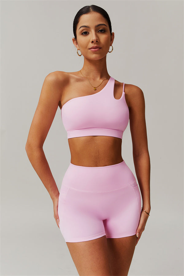 The Blissful Rose Sports Bra Shorts 2-Piece Set