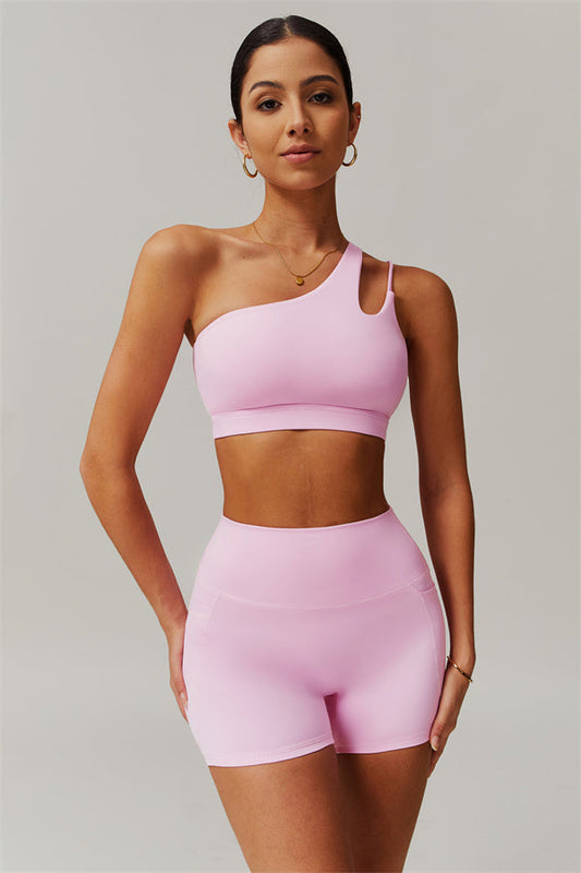 The Blissful Rose Sports Bra Shorts 2-Piece Set