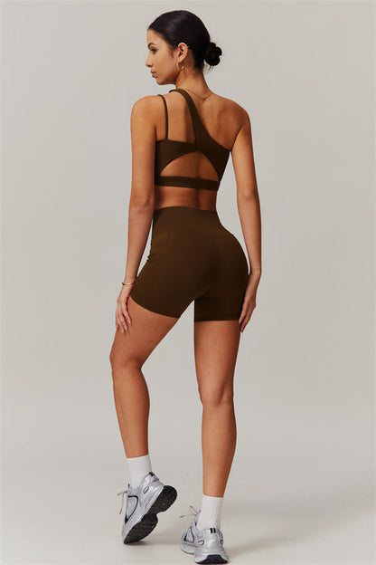 The Blissful Rose Sports Bra Shorts 2-Piece Set
