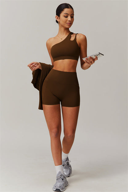 The Blissful Rose Sports Bra Shorts 2-Piece Set
