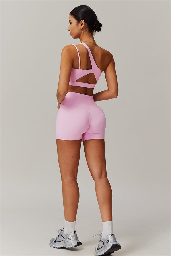 The Blissful Rose Sports Bra Shorts 2-Piece Set