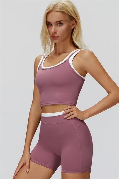 The Canyon Crop Tank Shorts 2-Piece Set