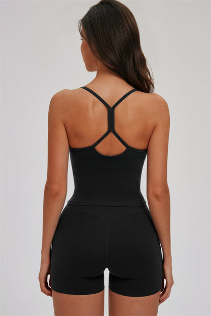 The Svelte Cross Back Tank Top Shorts 2-Piece Set