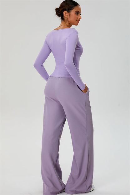 The Rush Long Sleeve T-shirt Sweatpants 2-Piece Set