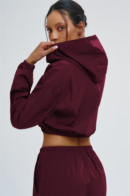 The Svelte UV protection Crop Hoodie