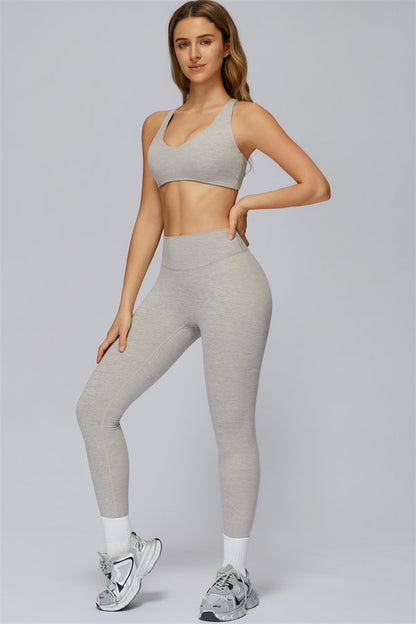 The Radiance Racerback Sports Bra Leggings 2-Piece Set