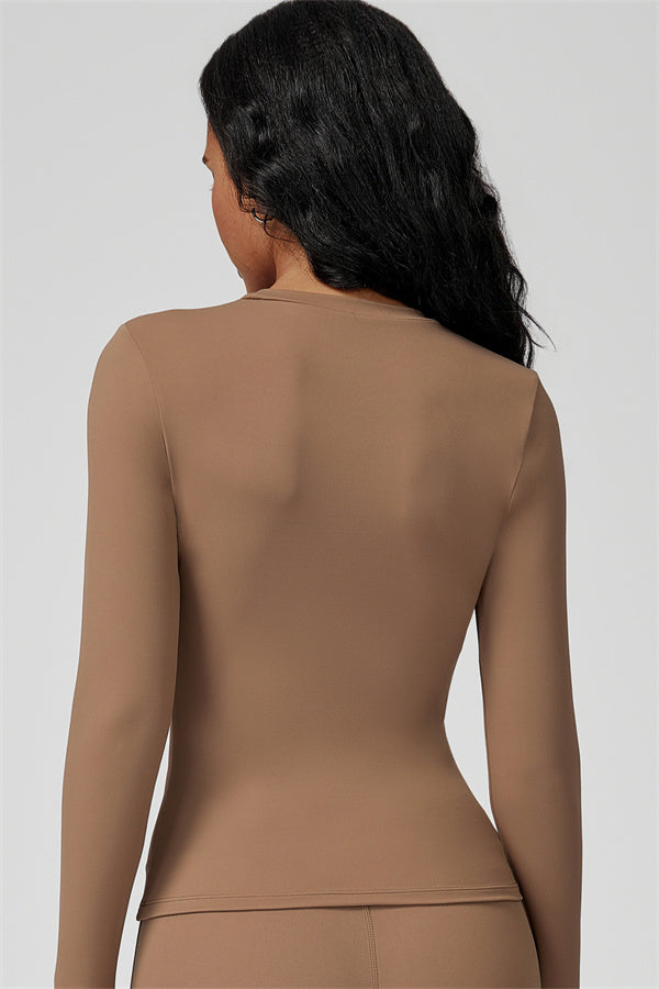 The Oasis Long Sleeve T-shirt Shorts 2-Piece Set