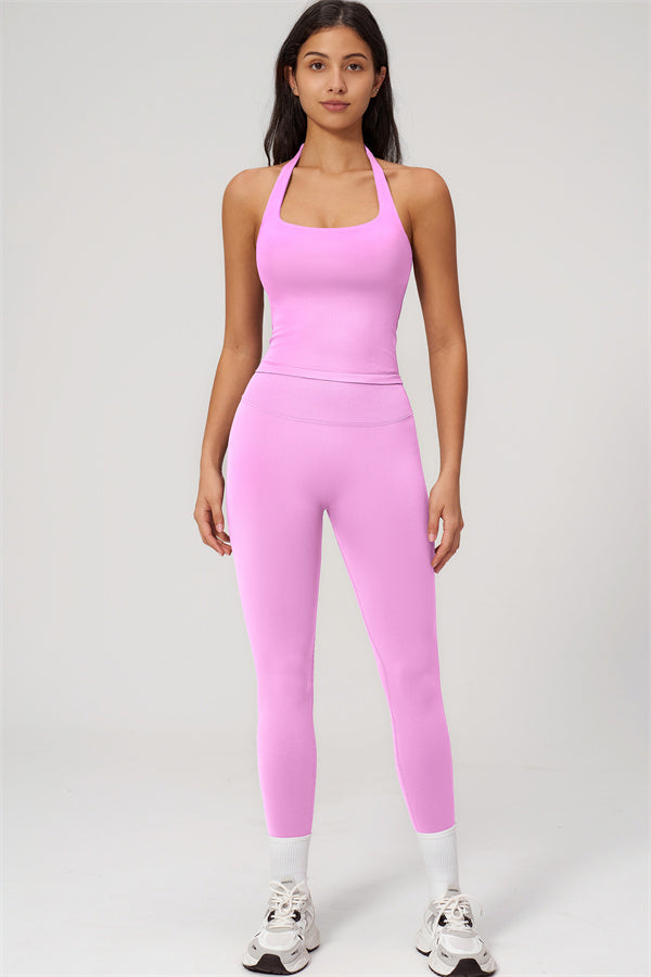 The Empower Halter Crop Top