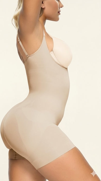 Open-Bust Shapewear Bodysuit | Tummy Control & Butt Lifter