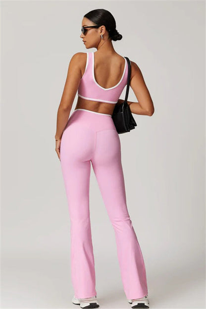 The Stamina Sports Bra Flared Leggings 2-Piece Set