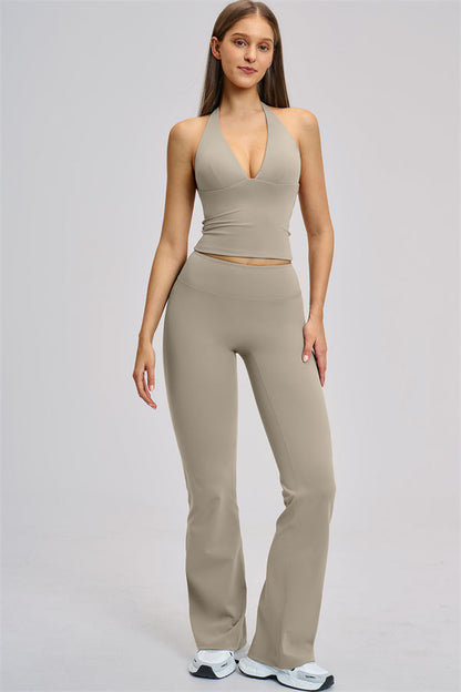 The Zestful Tank Top Flared Leggings 2-Piece Set