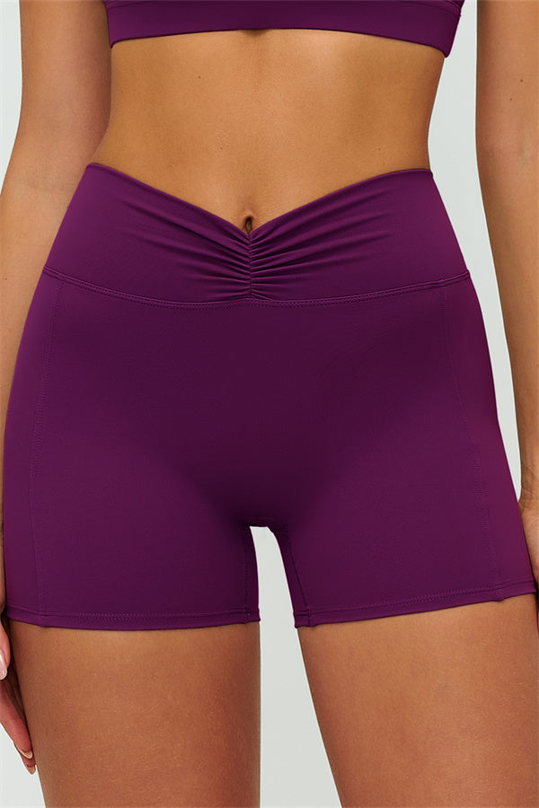 The Lushness Long Sleeve Crop top Shorts 2-Piece Set