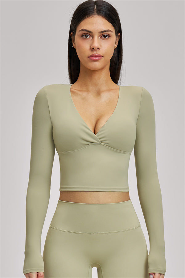 The Swoon Long Sleeve Crop top